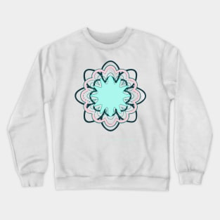 mandala Clamber Paintmandala Creep Pencil Crewneck Sweatshirt